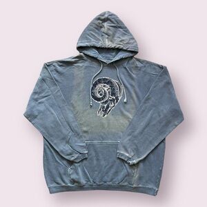 Vintage NFL St. Louis Rams/Los Angeles Rams Pullover Hoodie - Blue